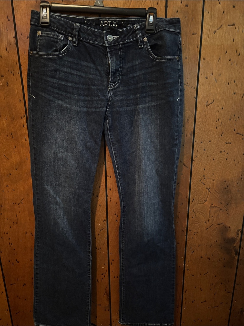 Apt. 9 Women's Dark Indigo Straight Leg Jeans